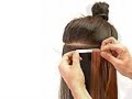 Video explicativo sobre la colocación de las extensiones de cabello adhesivas.