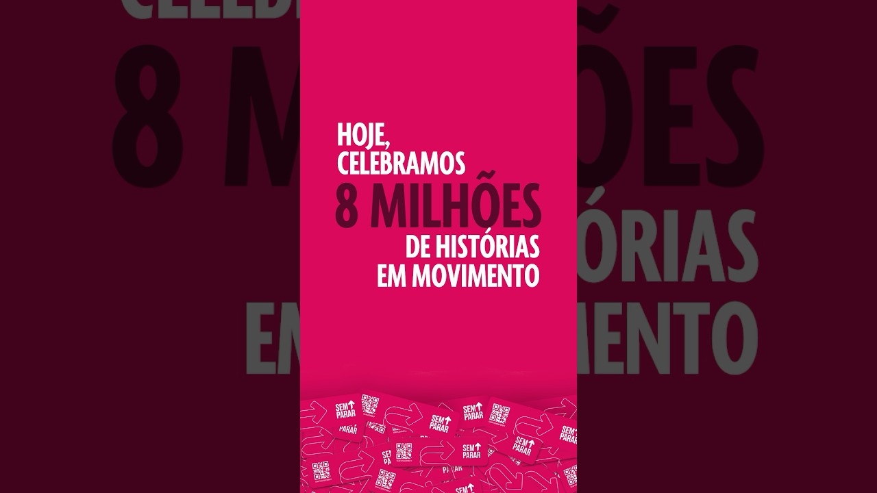 Somos 8 milhões de histórias em movimento! #tag #semparar #carros