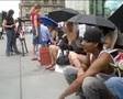 iPhone line New York Apple Store