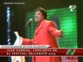 Juan Gabriel en concierto del festival vallenato