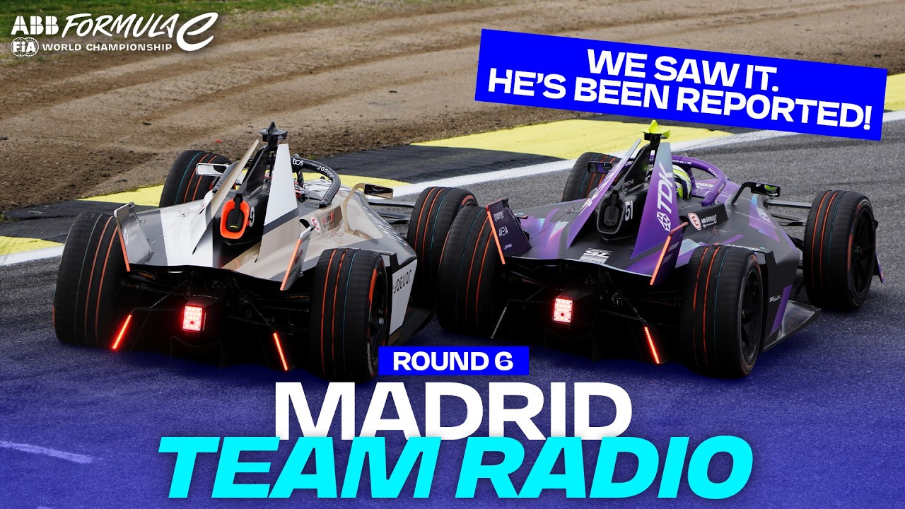 What the **** is he doing then!? Team Radio | 2026 CUPRA Raval Madrid E-Prix Round 6