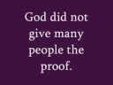 PROOF of God: Why are you asking me?!