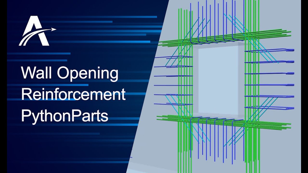 ALLPLAN Wall Opening Reinforcement PythonParts - Developed by ALLTO [FULL FEATURES]