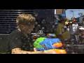 Justin Bieber Battles Screaming Fans In Water Fight