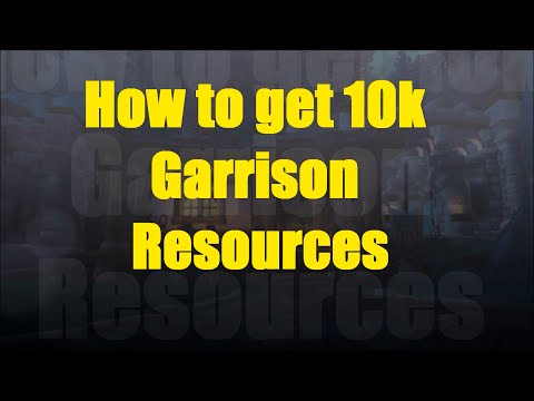 how to obtain garrison resources