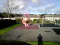 Keiran prosser kicks ball through slide.AVI