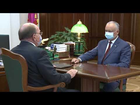 Igor Dodon a avut o întrevedere de lucru cu Oleg Vasnețov