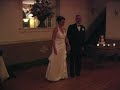 linda & tom take their first dance as husband and wife after they exchanged wedding vows on september 22, 2007. the song is feelin' good by michael buble