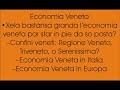 ECONOMIA VENETA e italia ladra