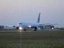 AC 763 departs YUL on runway 24L