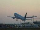 AC 763 departs YUL on runway 24L