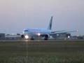 AC 763 departs YUL on runway 24L