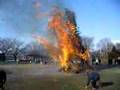 Daruma burning