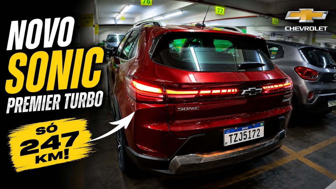 ALUGUEI o NOVO Chevrolet Sonic TURBO! Praticamente 0km!!