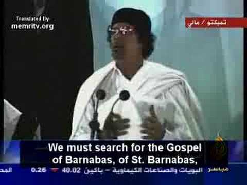 Libyan Leader Muammar al-Gaddafi