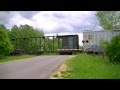 CSX Q621 With CREX (Ex UP) C40-8 at Massena, New York. May 25th, 2012 (HiDef)