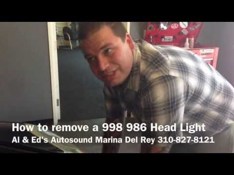 How To Remove Porsche 986 996 Head Lights Led Upgrade, Haze Remove, Bulb Replacement, HID KIT