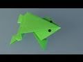 Une Grenouille En Papier, Comment Faire Origami