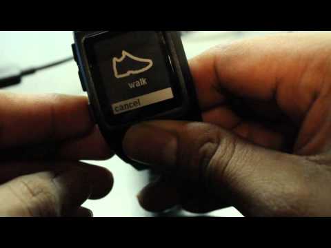 how to set nike watch