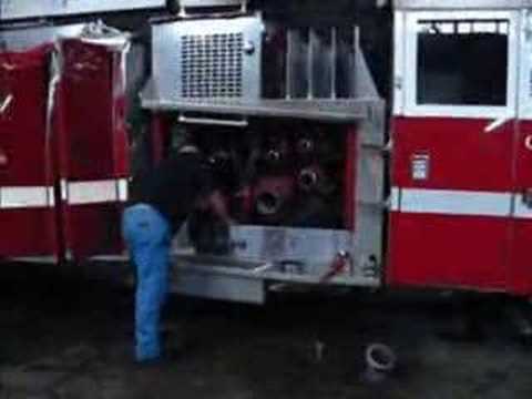 Beaumont Fire Dept.'s wrecked Quint ...