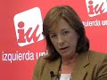 Presentaci�n de Marga Sanz - IU