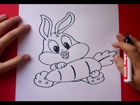 how to draw bugs bunny