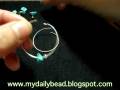 Simple Turquoise Hoop Earrings Tutorial