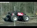truck monster backflip awesome!! low speed