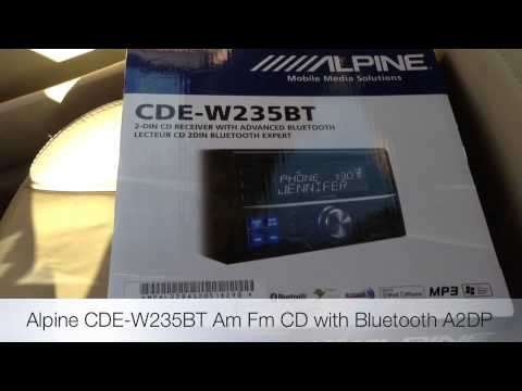 How to Replace VW JETTA Radio with ALPINE CDE-W235BT bluEtooth usb ipod iphone 5