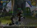A tauren riding a mechanostrider