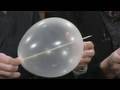 How to pierce a balloon without bursting it!  
