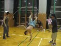 20times of one hand jump in DoubleDutch