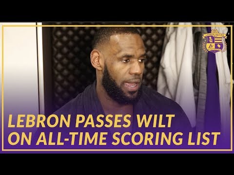 Video: Lakers Interview: LeBron James Talks Passing Wilt Chamberlin on the All-Time Scoring List