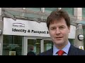 Channel 4 Political Slot: No to ID cards - Nick Clegg