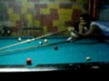 Mac and Francis Playing Pool