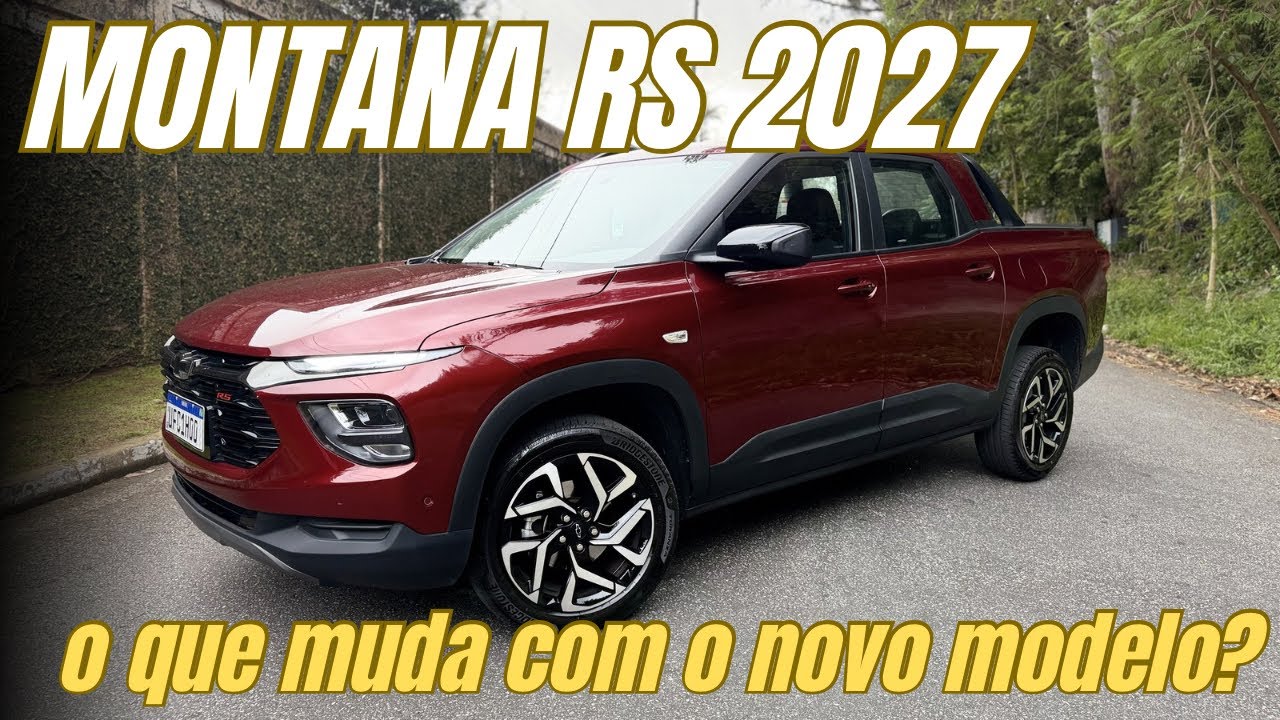 O QUE MUDOU NA CHEVROLET MONTANA 2027? Teste completo com a versão RS!