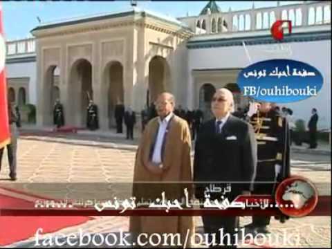 المنصف﻿ المرزوقي يتسلم الرئاسة بقصر قرطاج في تونس 