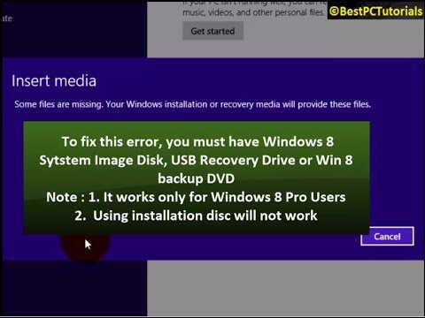 How to Uninstall Windows 8.1 Update - Fix Some Files are Missing