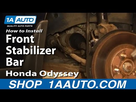 How To Install Replace Front Stabilizer Bar Link Honda Odyssey 99-04 1AAuto.com