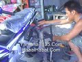 The very first flat tire of my Yamaha T135 motorcycle