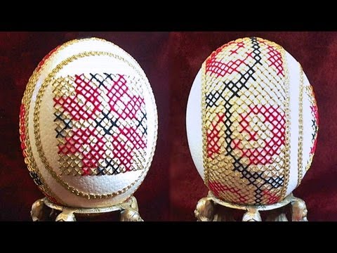 how to dye ostrich eggs
