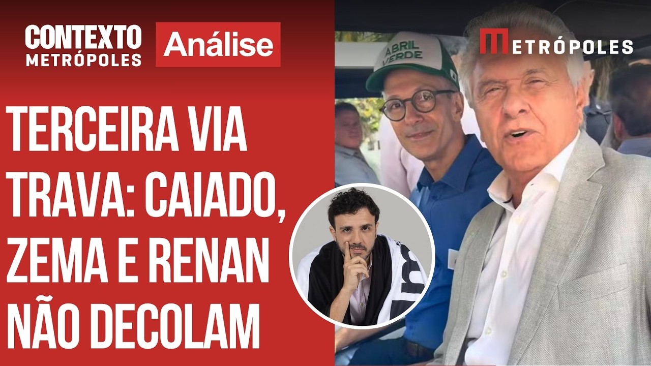 Eleições 2026: Renan Santos, Caiado e Zema vão desistir de candidaturas?