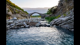 Albánie - termální bazénky kaňonu Legarica - Benje