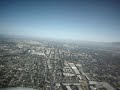 Airbus 320 landing cockpit at San Jos� California airport