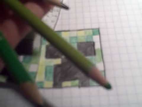 how to draw creeper