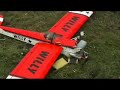 RC plane crash