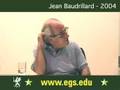 Jean Baudrillard. Violence of the Image. Lecture. 2004. 9/9
