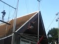 Bernadine the monkey at Club Med's trapeze