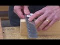 Marking and Cutting Timber - hand tools