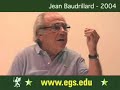 Jean Baudrillard. Violence of the Image. Lecture. 2004. 5/9 Jean Baudrillard. Violence of the Image. Lecture. 2004. 5/9